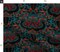 Moth Mares Black Teal Goth Red Dark Custom Printed Fabric by Spoonflower Various Fabrics by the Yard or Fat Quarter